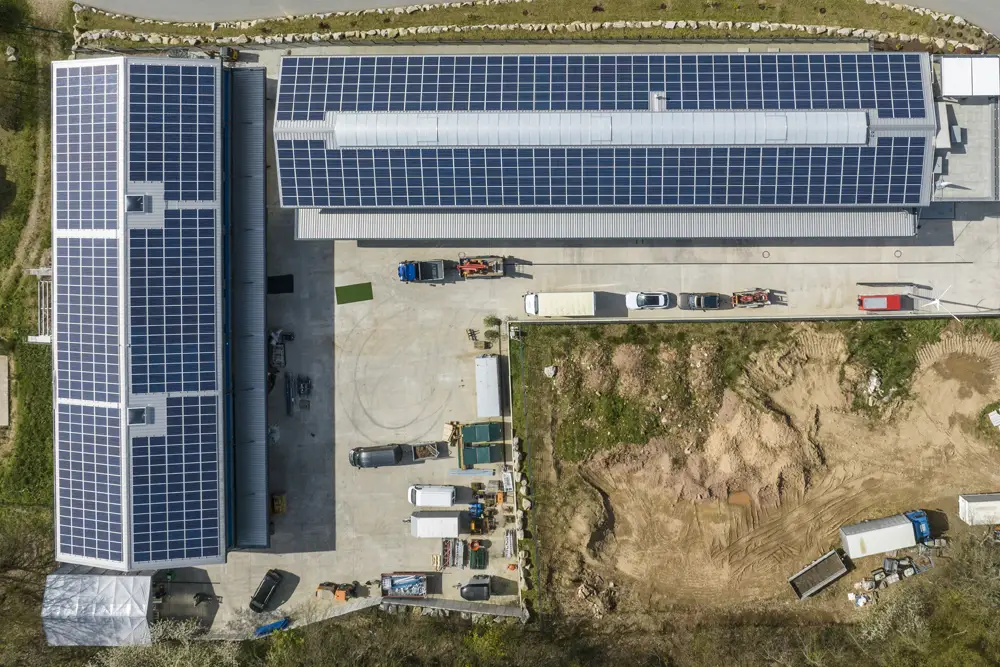 Photovoltaik-Anlagen auf Gewerbedächern